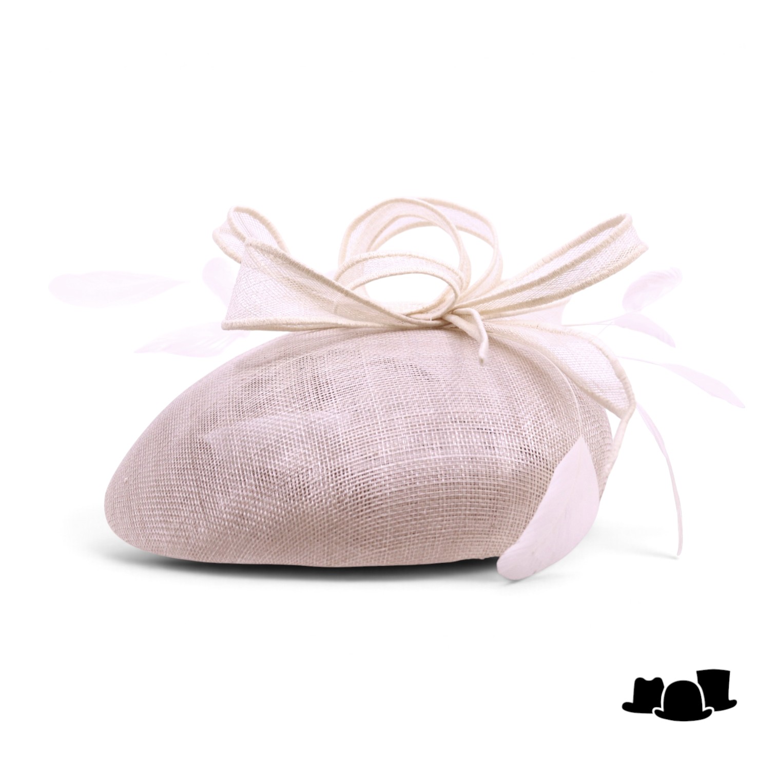 eigen atelier fascinator dopje offwhite