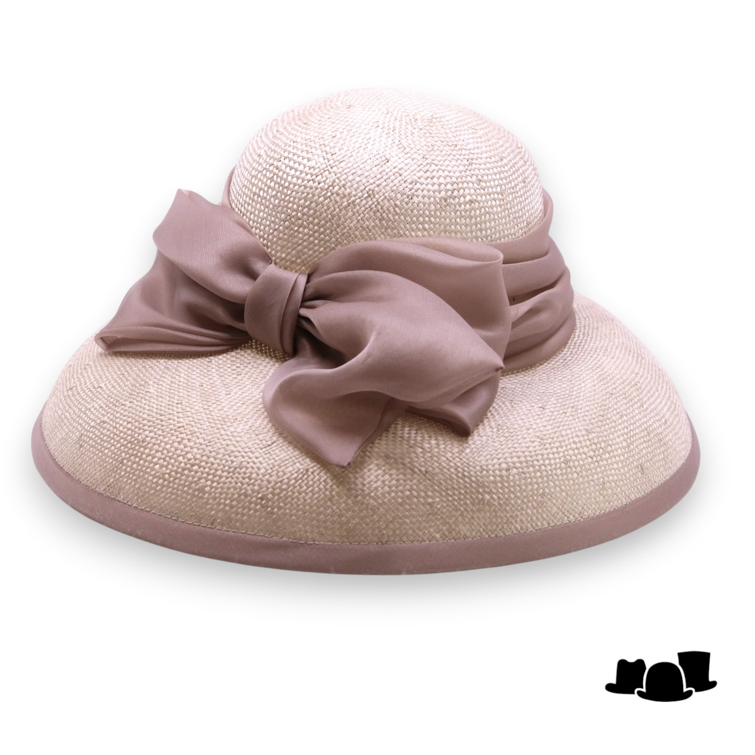 frasconi gelegenheidshoed tiffany sisal goud beige