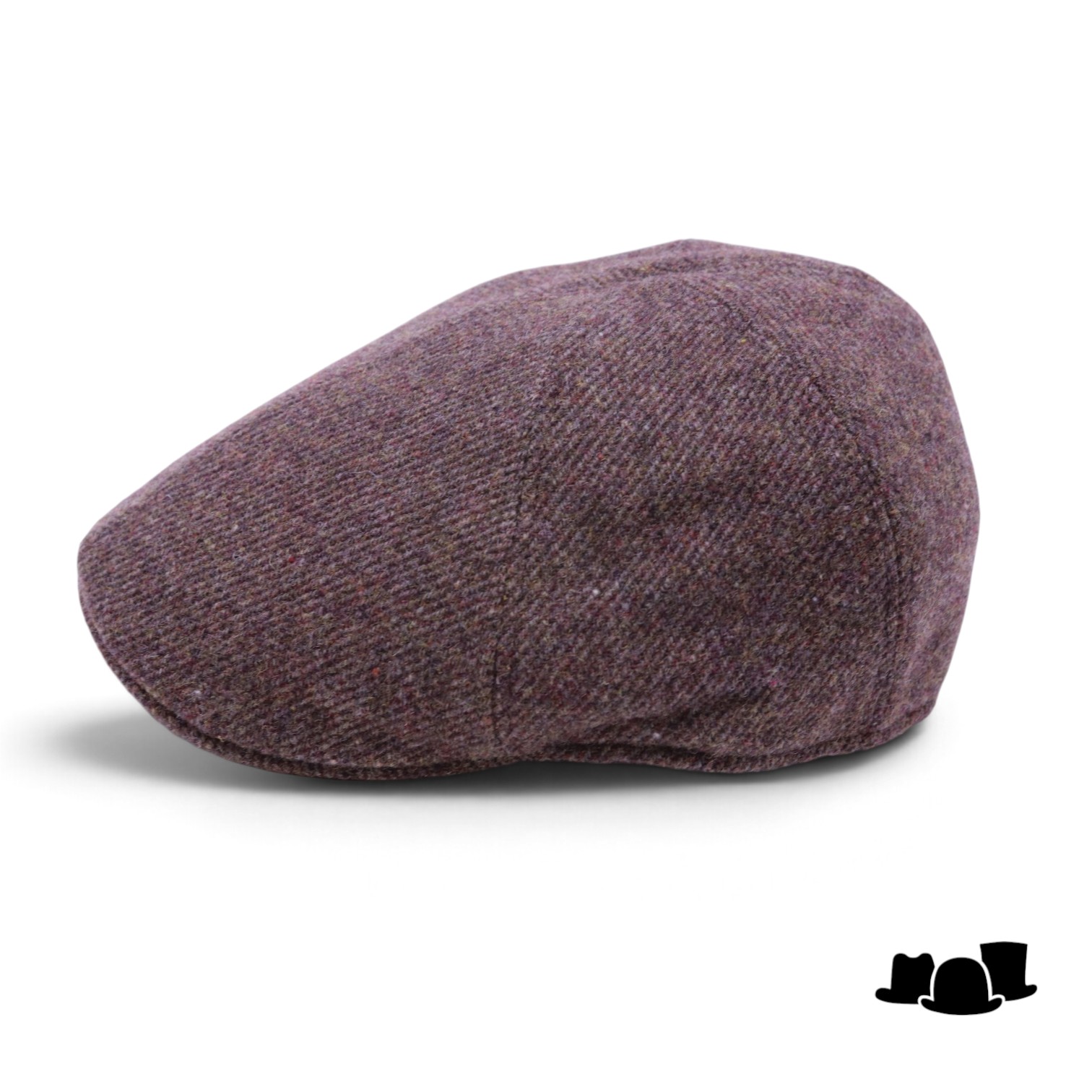 jos van dijck ivy pet sixpanel wol gemeleerd bruin