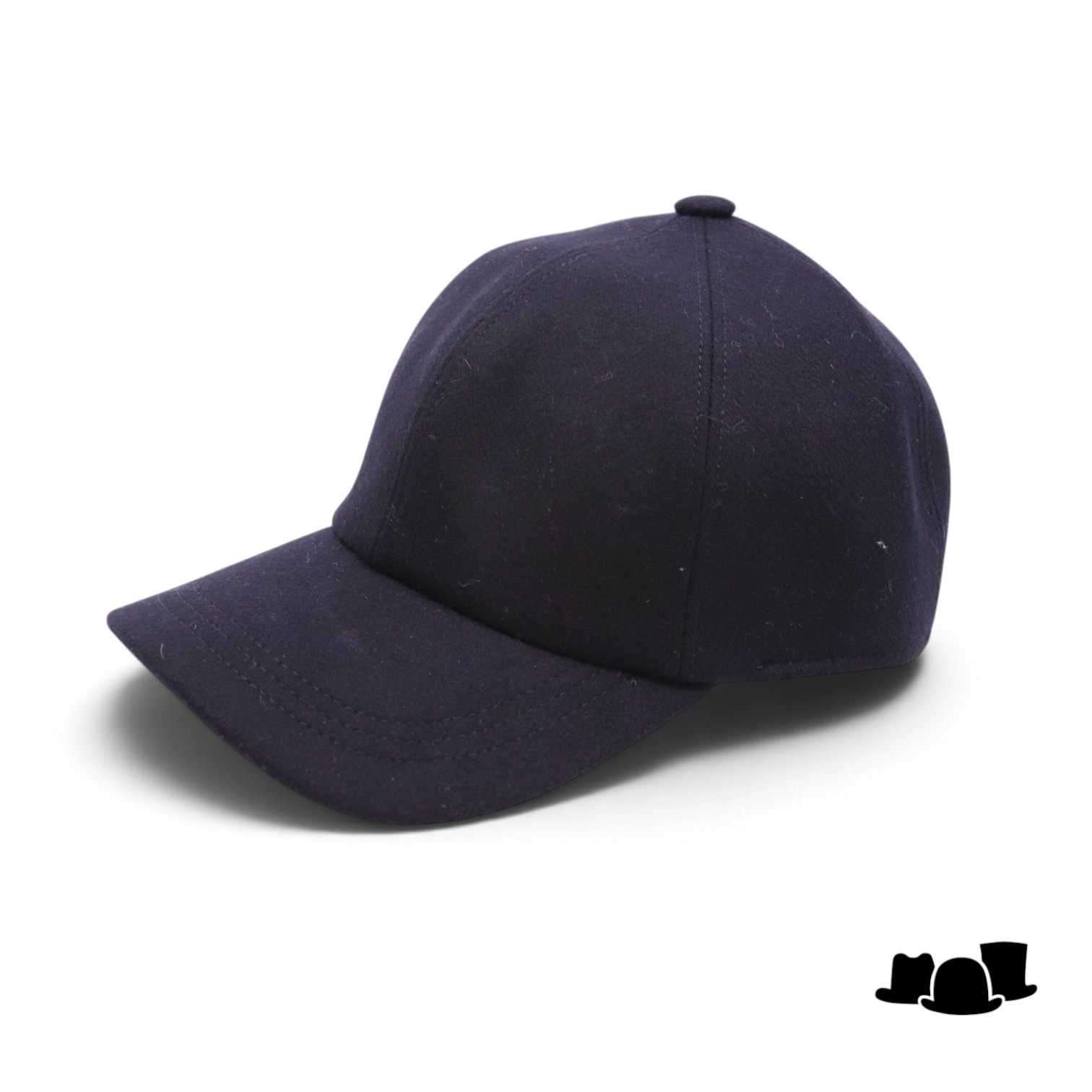alfonso deste baseball cap wol zwart