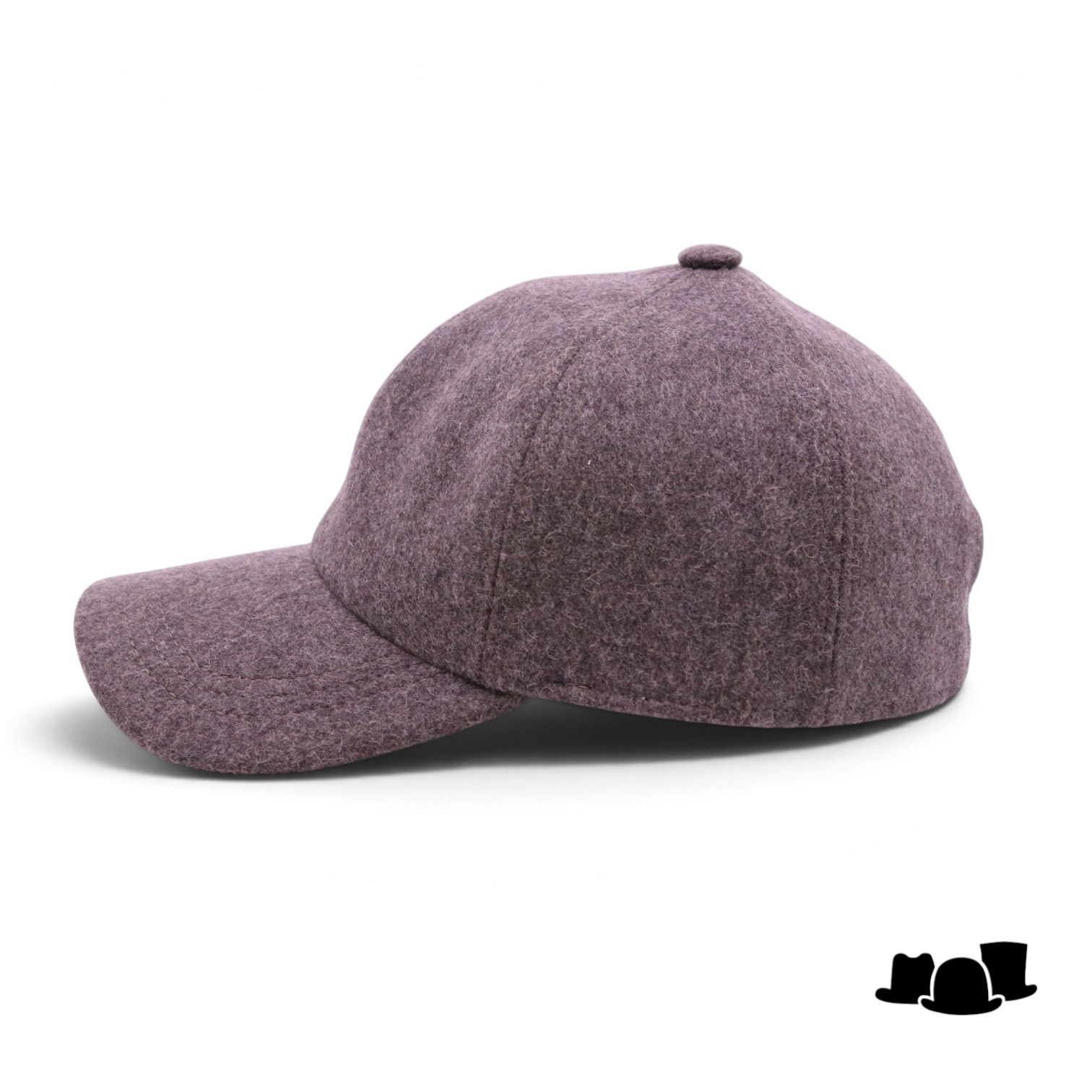 alfonso deste baseball cap wolmix taupe grijs