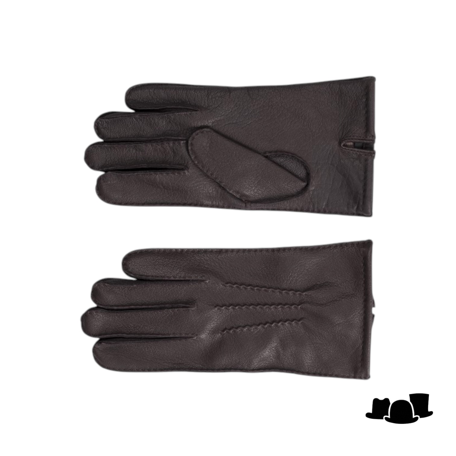 fiebig heren handschoenen geitenleder bruin