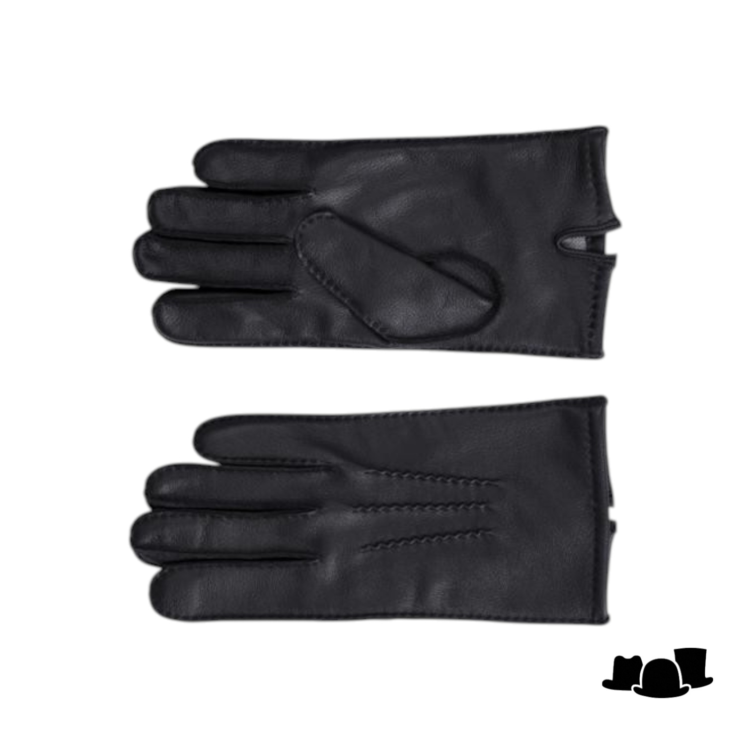 fiebig heren handschoenen geitenleder zwart