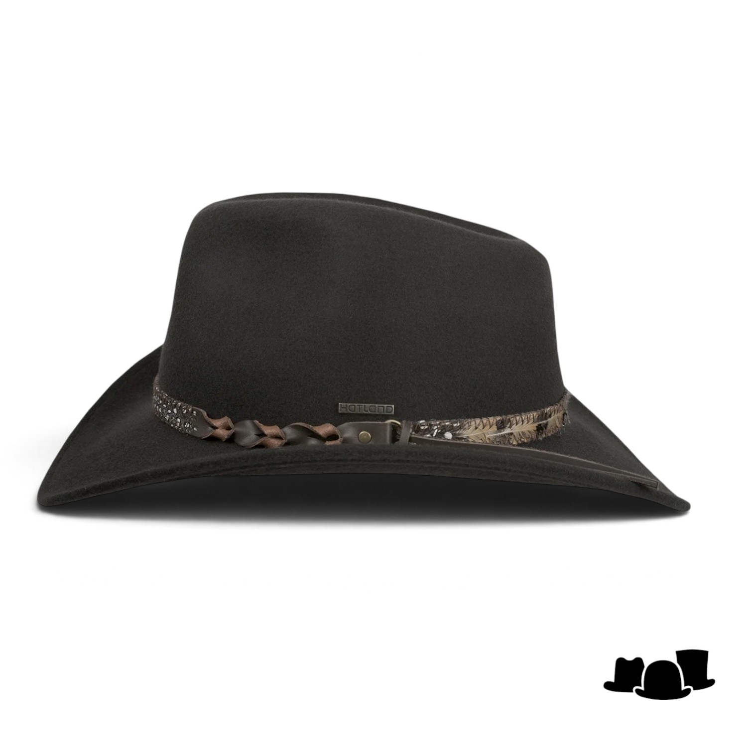 hatland western el paso wolvilt black