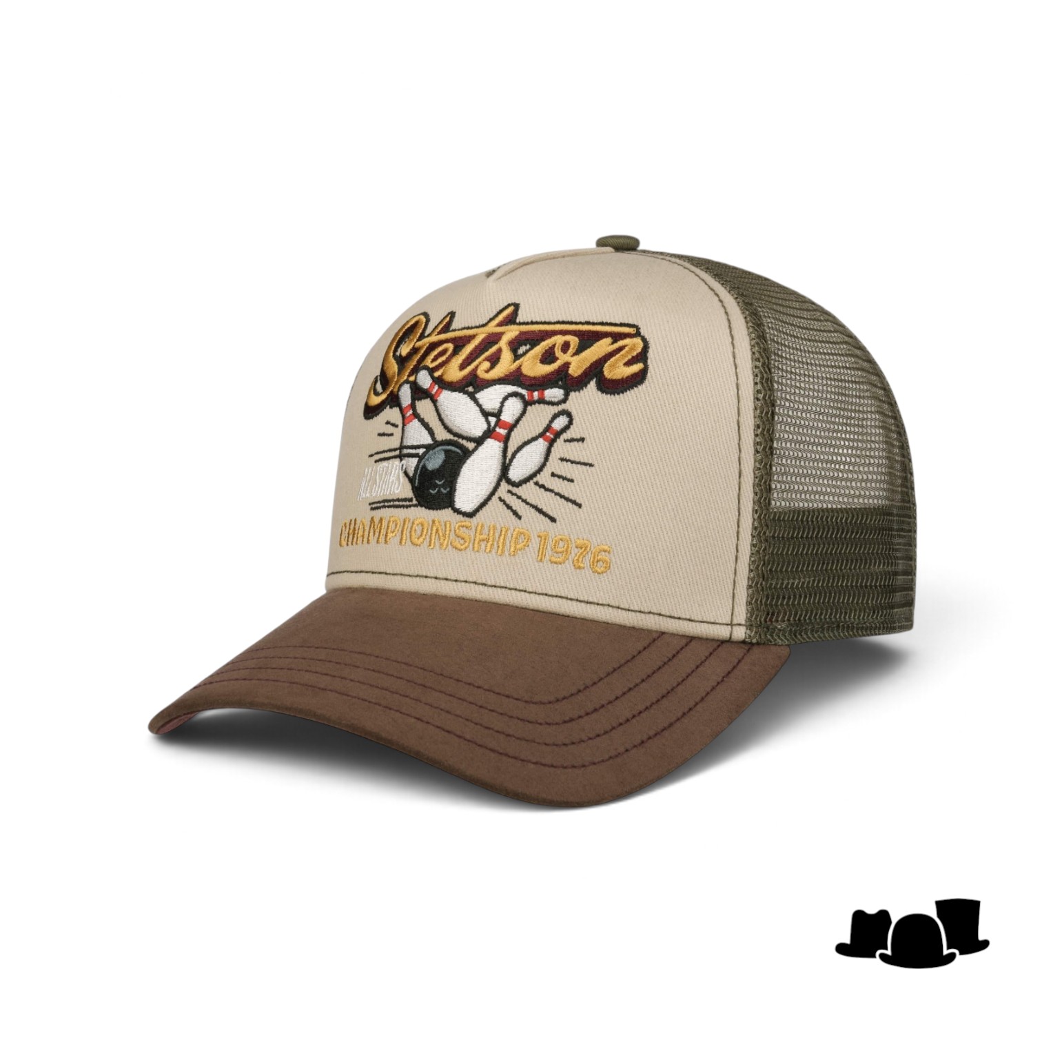stetson trucker cap champion