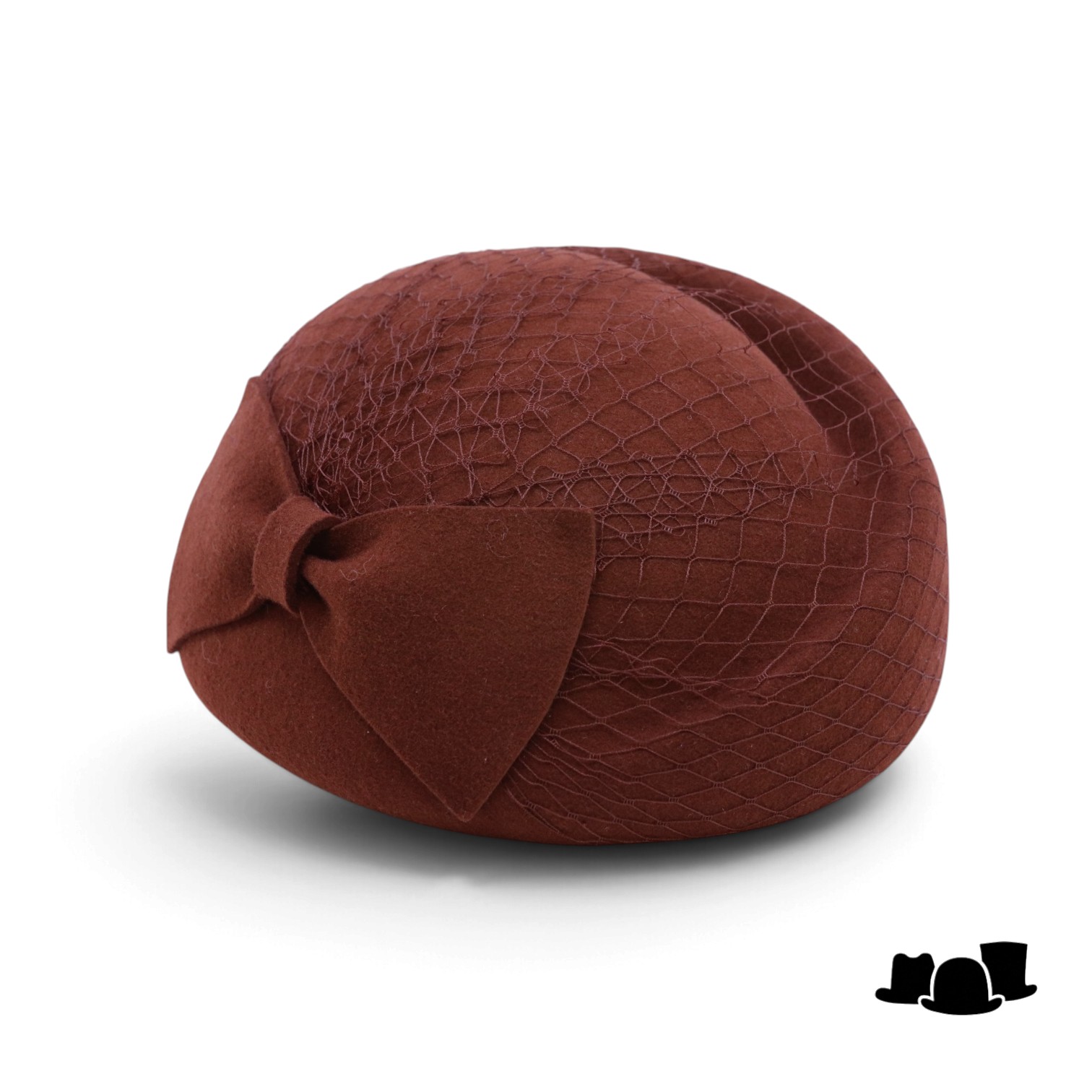 seeberger dopje voile strik nutmeg brown