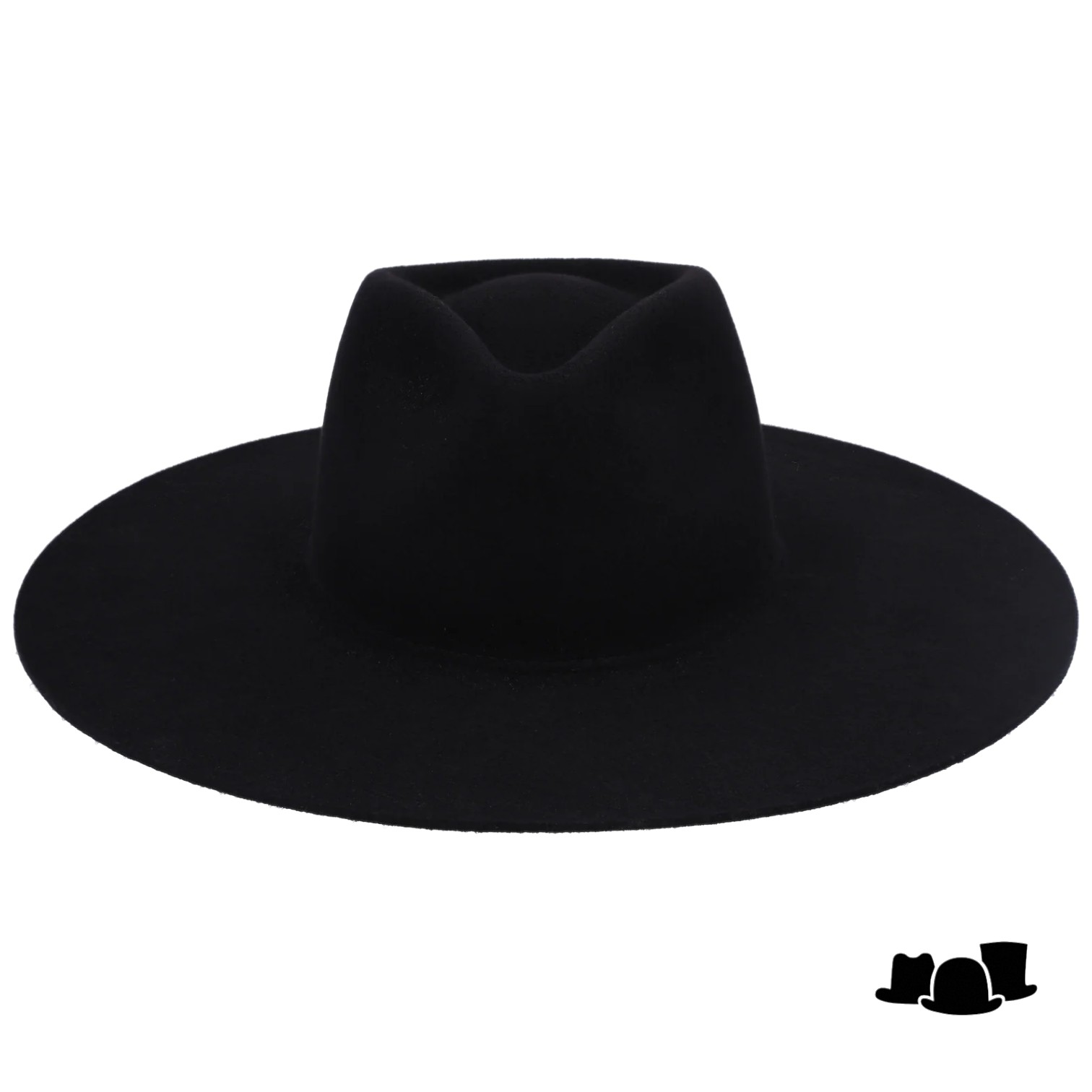 julieanna fedora wolvilt zwart