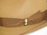 borsalino fedora qs haarvilt binded brim camel  _
