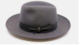 borsalino fedora qs binded brim grijs_