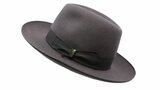 borsalino fedora qs haarvilt binded brim grijs_