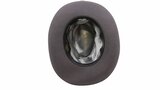 borsalino fedora qs haarvilt binded brim grijs_