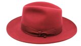 borsalino fedora qs binded brim coral _