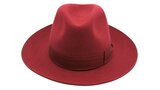 borsalino fedora qs haarvilt binded brim coral _