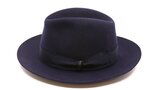 borsalino alessandria fedora klassiek medium brim navy_