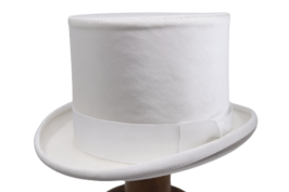 Fiebig  Hoge hoed Satijn Wit