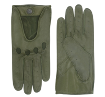 Laimböck dames Leren autohandschoenen Mackay Olive