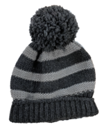 bedacht wool cashmere beanie pompom anthracite