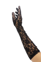 gala handschoenen lucy kant zwart