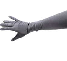 gala handschoenen cubanita satijn dark grey