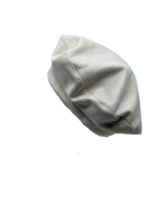 kamy hat lederen baret off white