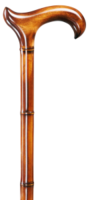gastrock wandelstok derby bamboo gevlamd 
