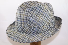 Portaluri Trilby tweedhoed grote ruit grijs