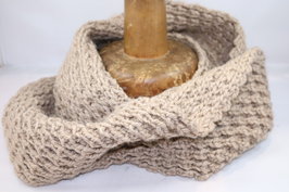 Seeberger Gebreide Loopsjaal Col CASHMERE LIGHT CAMEL