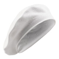 bronte by parkhurst knitted baret katoen wit