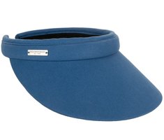 seeberger visor katoen steel blue