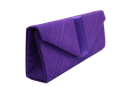 maddox handtas sinamay en satijn blueberry