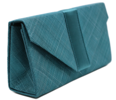 maddox korte handtas sinamay en satijn mallard