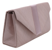 maddox korte handtas sinamay en satijn sorbet