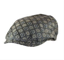 Wigens Ivy Flat Cap Katoen Barok Pattern