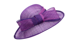 jos van dijck sarah gelegenheidshoed sinamay purple pink