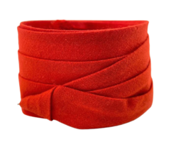 jos van dijck kant en klaar plisse hoedenband katoenmix rood