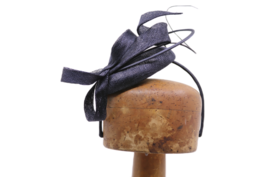 maddox fascinator dopje met strik en loops navy