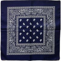 onkar bandana boeren zakdoek paisley donker blauw