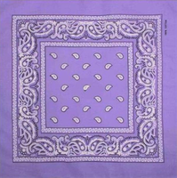 onkar bandana boeren zakdoek paisley lavendel