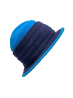 mirjam nuver wolvilt cloche nero s two tone blauw 