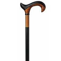gastrock vital derby nussbaum wandelstock beukenhout zwart bruin