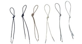 Hoedenelastiek set van 2