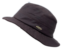 bronte bucket regenhoed robin wax brown