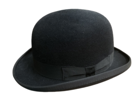 baldini bolhoed bombetta haarvilt zwart