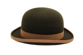 baldini bolhoed bombetta haarvilt groen camel