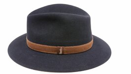 borsalino alessandria new outdoor haarvilt zwart bruin