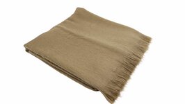 jos van dijck sjaal alpaca wol kakhi groen