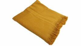 jos van dijck sjaal alpaca wol oker geel