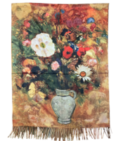 onkar painting sjaal wolmix bouquet of flowers