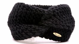 bronte haarband camille knitted wolmix black