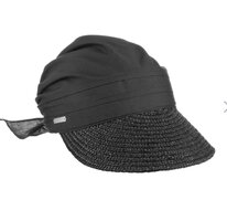 seeberger stofpet stro katoenmix black